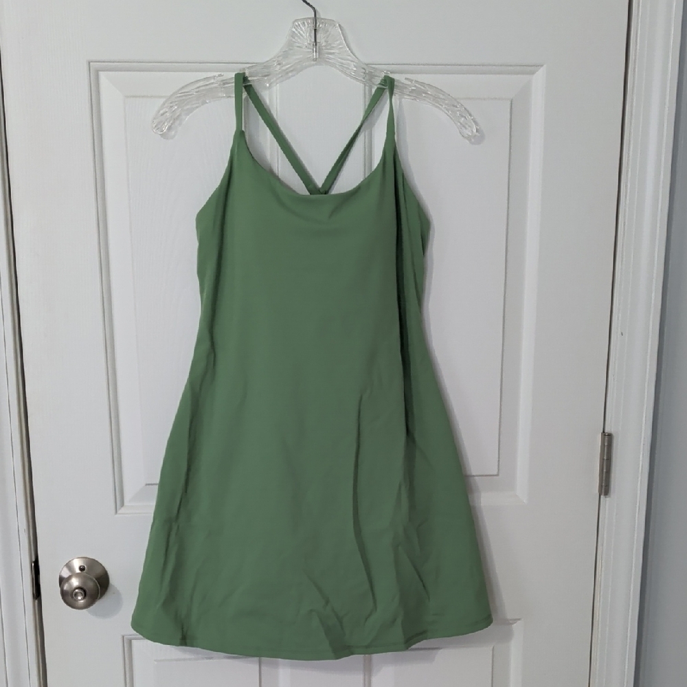 HALARA Softly Zero Sage Green Dress Esy Peezy